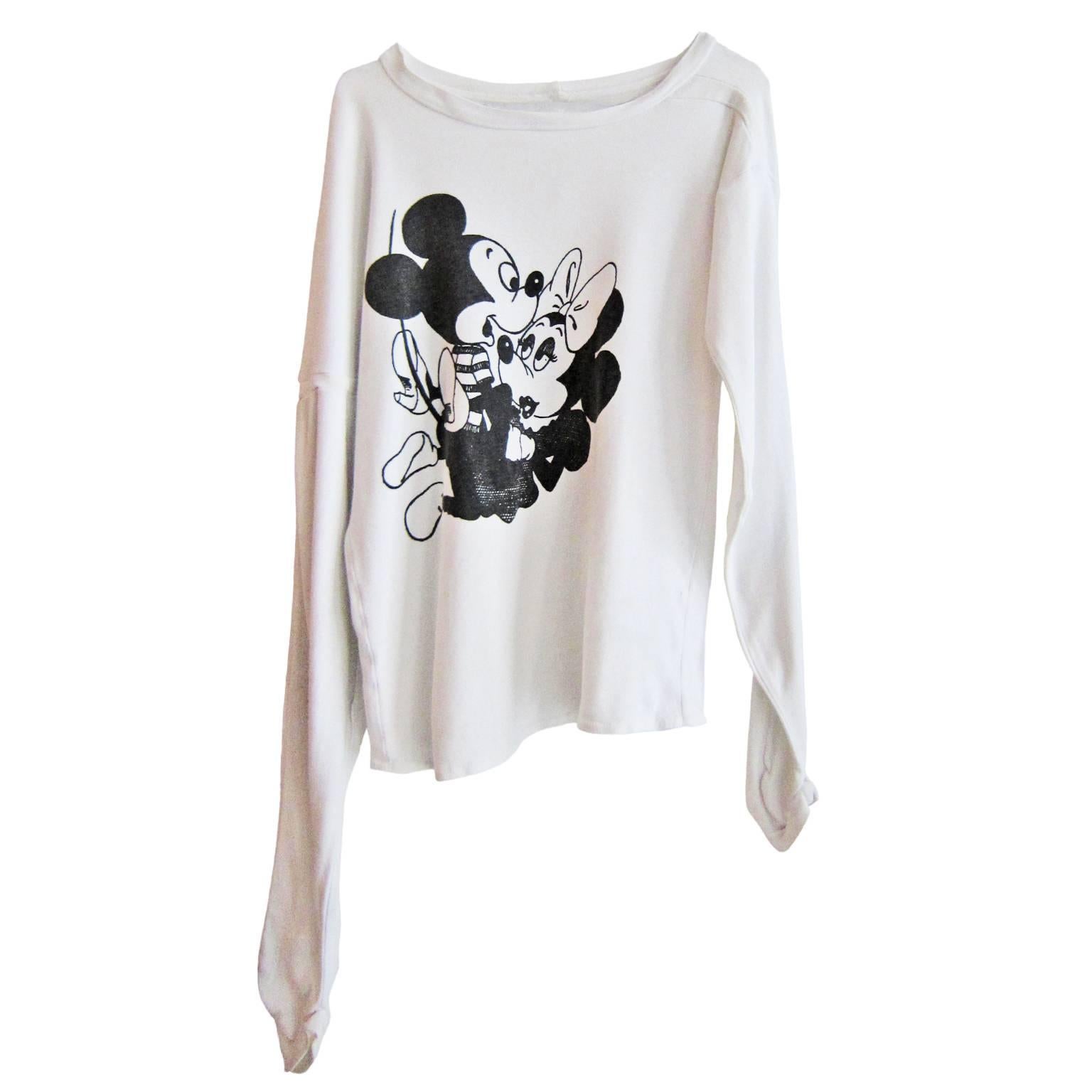 BOY Mickey and Minnie Seditionaries Long Sleeve T shirt 1980 BOY Mickey and Minnie Seditionaries Long Sleeve T shirt 1980