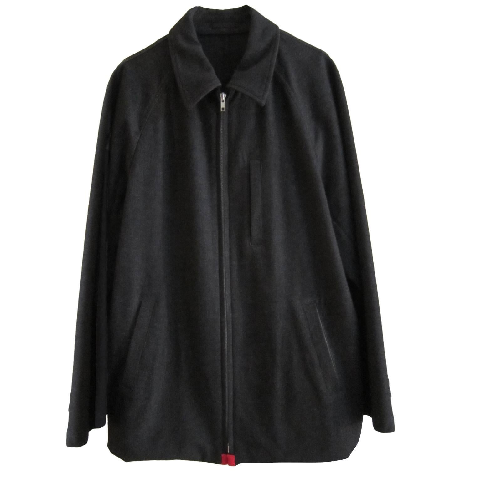 Comme des Garcons Charcoal Two Way Coat, 1999 at 1stDibs