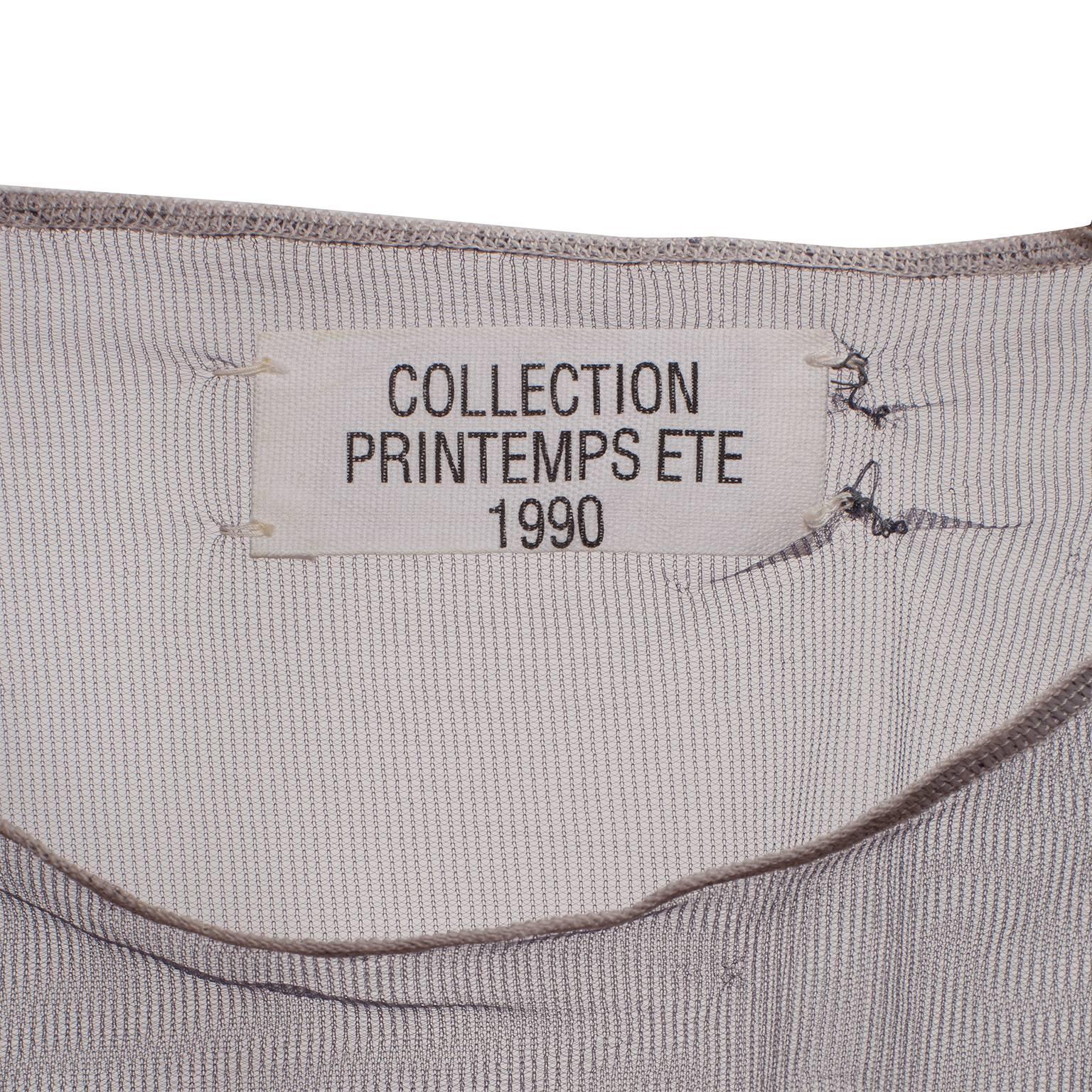 margiela mesh top