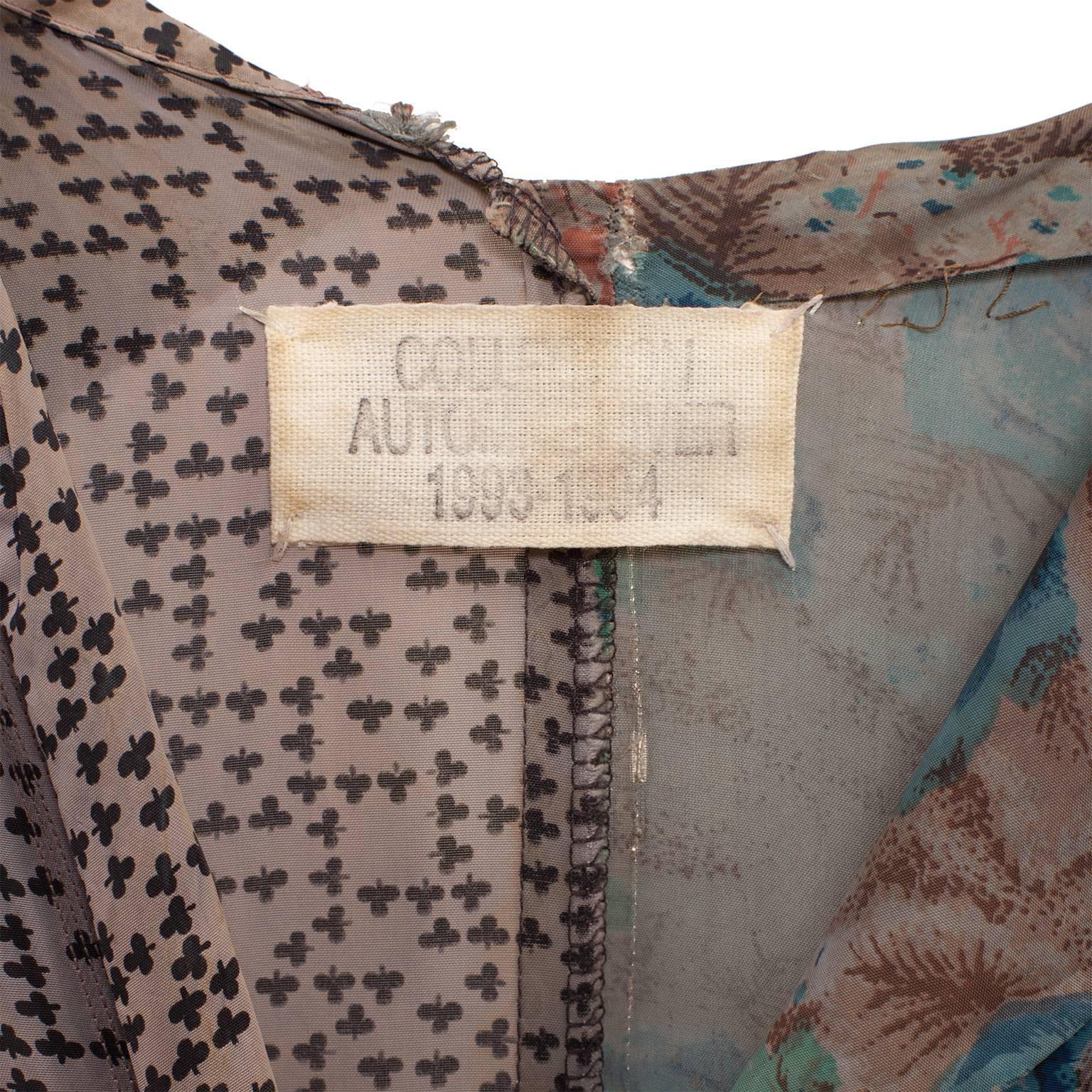 Robe à patchs fleuris Martin Margiela Artisanal:: 1993 / 1994 2
