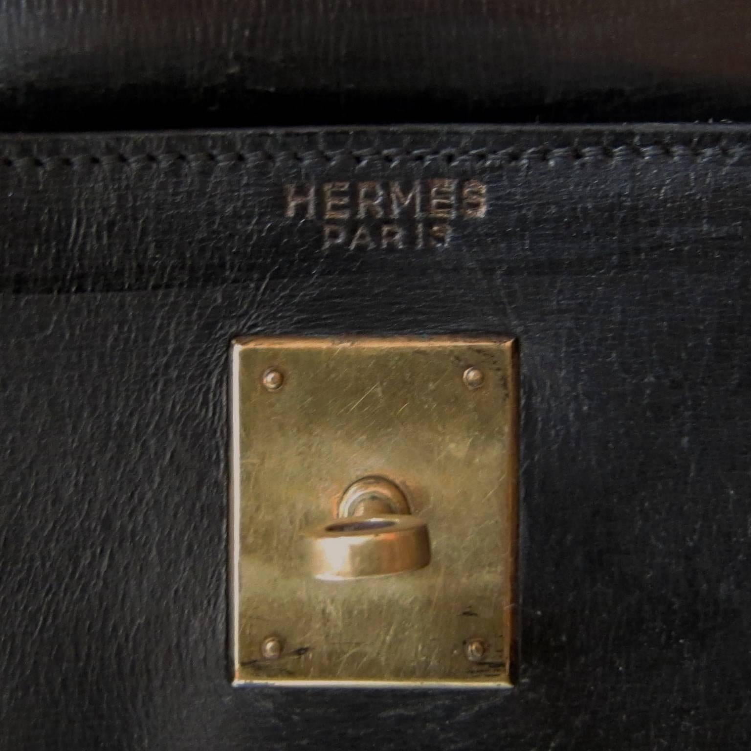 Hermes Kelly Black 32cm  6