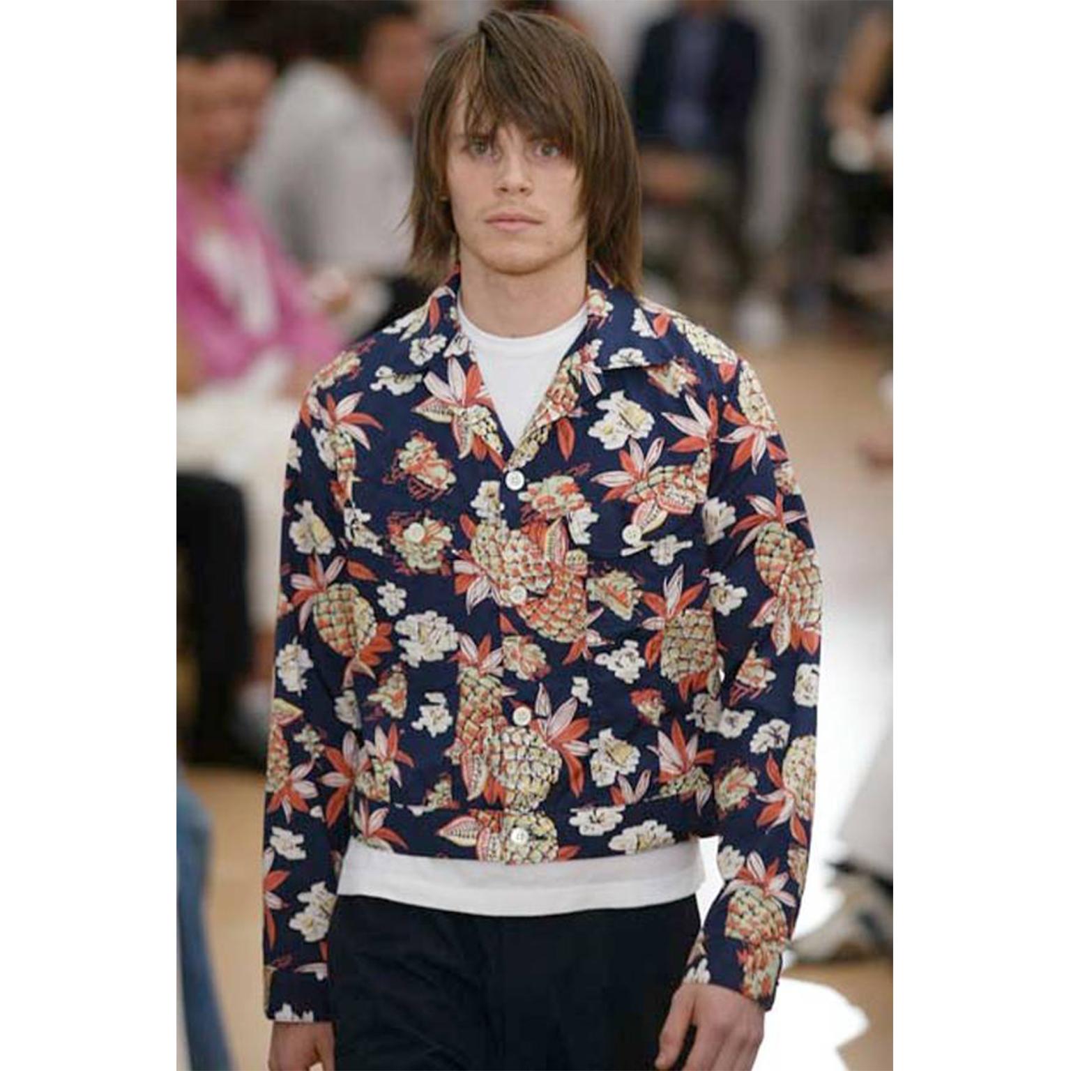 Gray Comme des Garcons Junya Watanabe Man Flowered Jacket, 2002