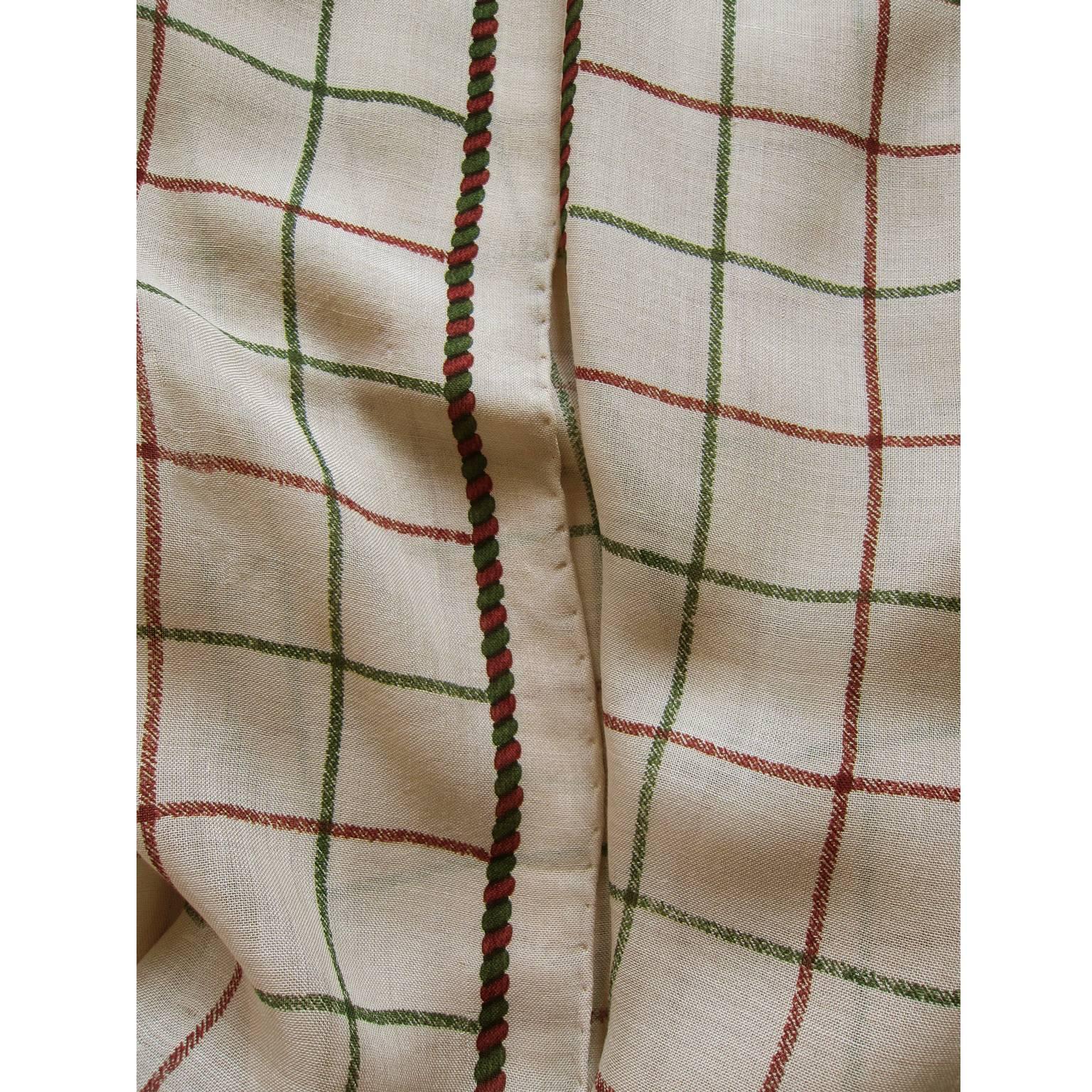 Women's Chanel Beige Wrap Scarf 1990's