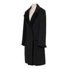 Prada Coat Fur Trim Collection AW 2002