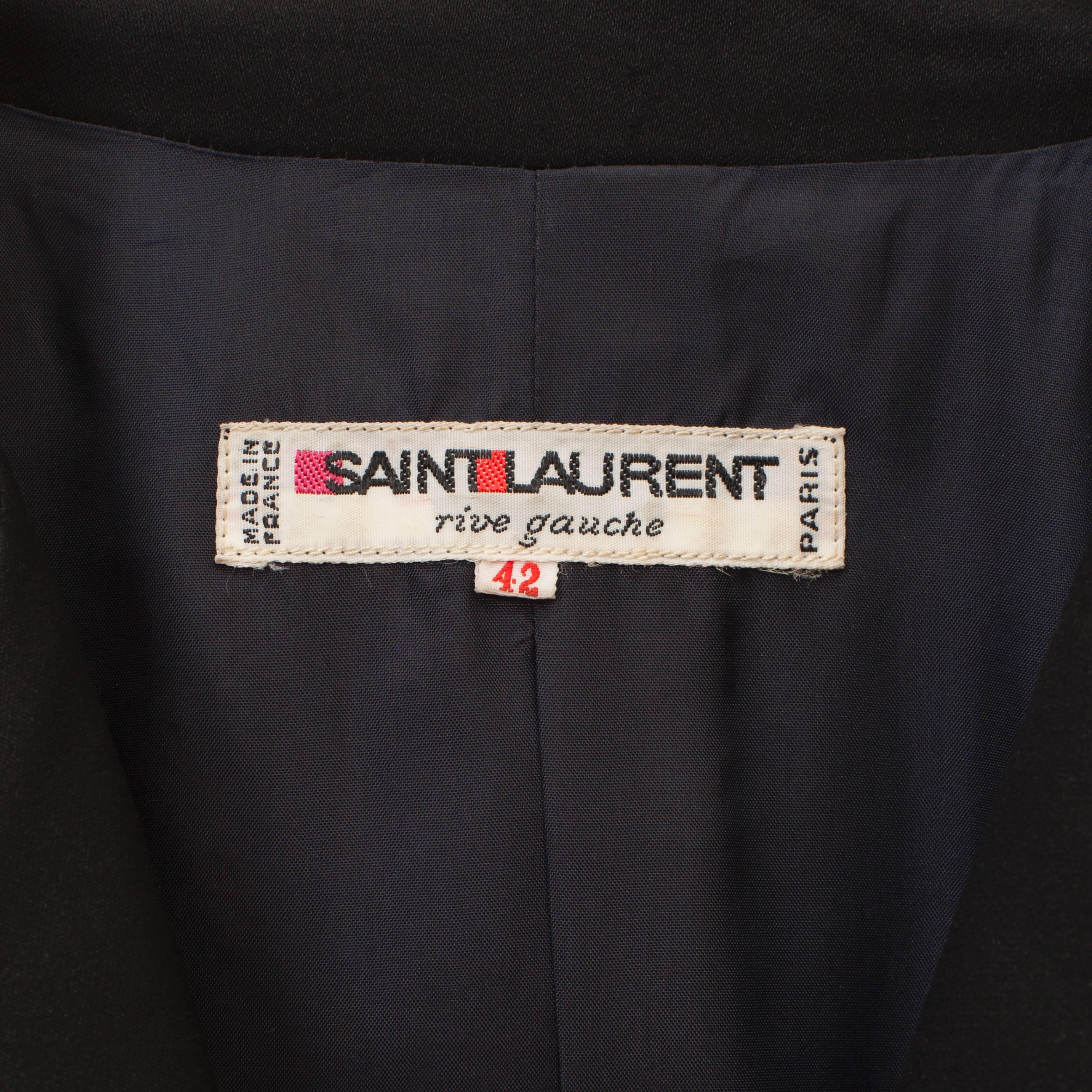 Yves Saint Laurent Tuxedo Coat Le Smoking  1