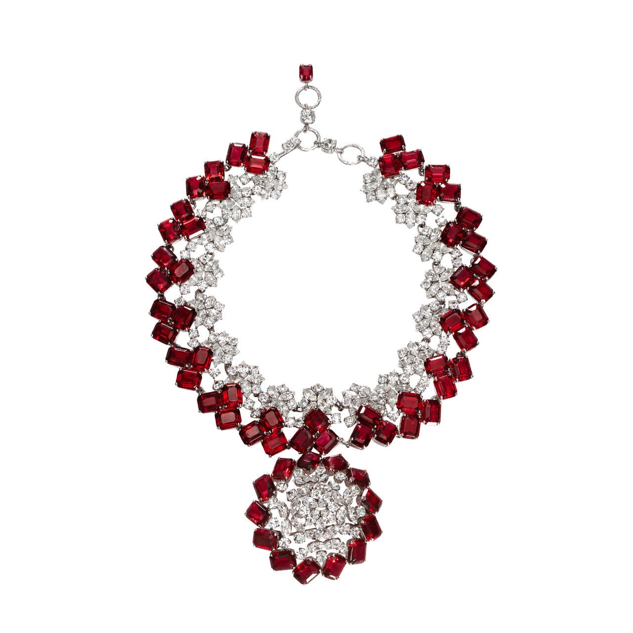 Vintage Christian Dior Ruby Necklace
