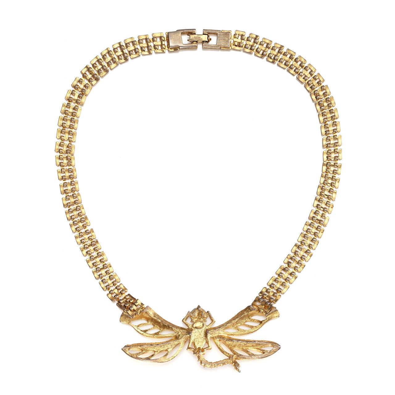 vintage dragonfly necklace