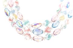 Vintage Laguna Pastel Necklace & Earrings