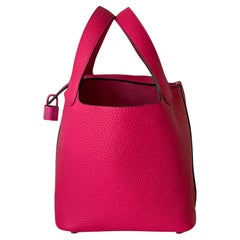Hermes Picotin Lock Monochrome 18 bag Rose Mexico Pink New
