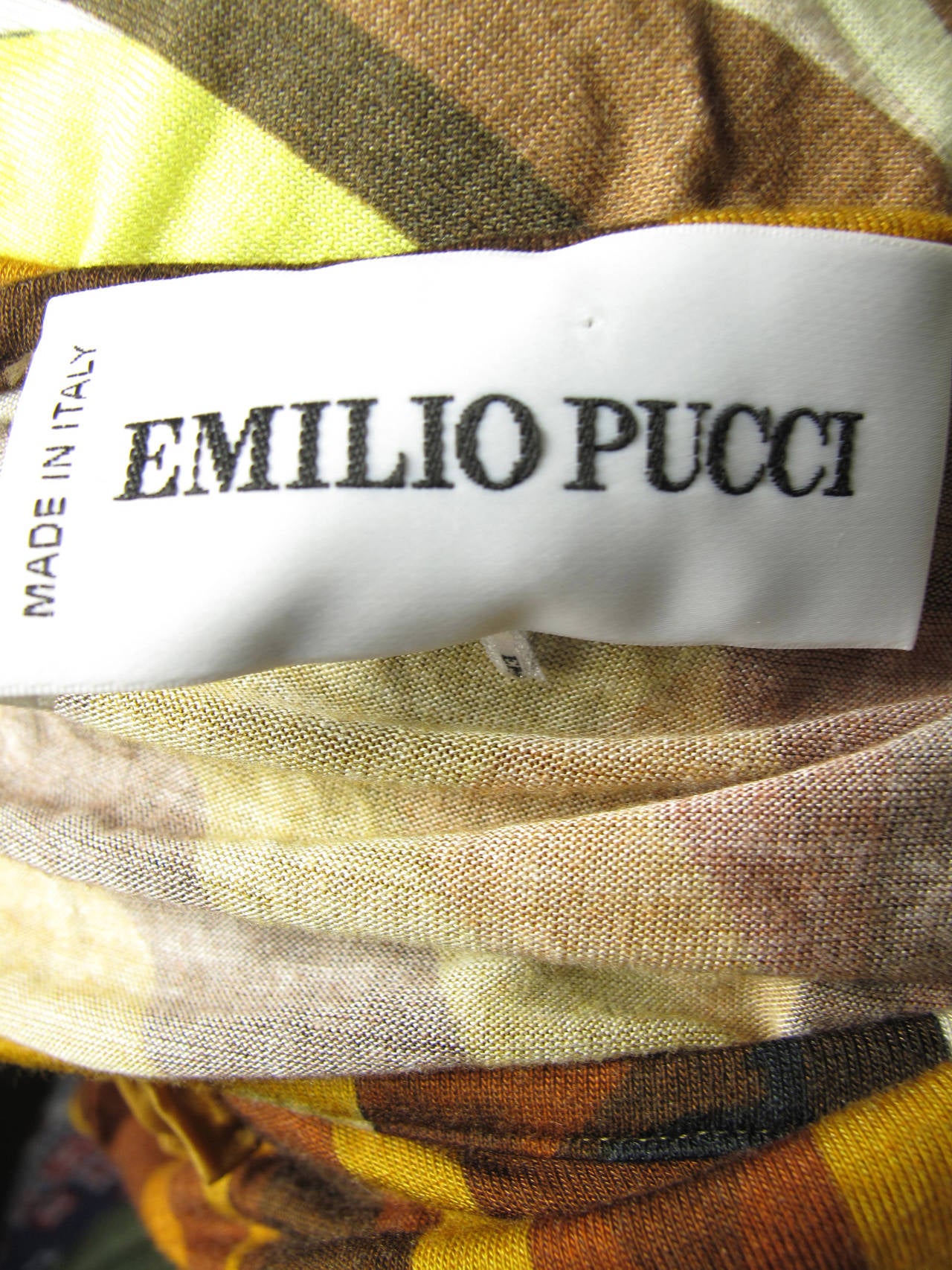 Women's Emilio Pucci Tie Dye Tank Maxi Dress 