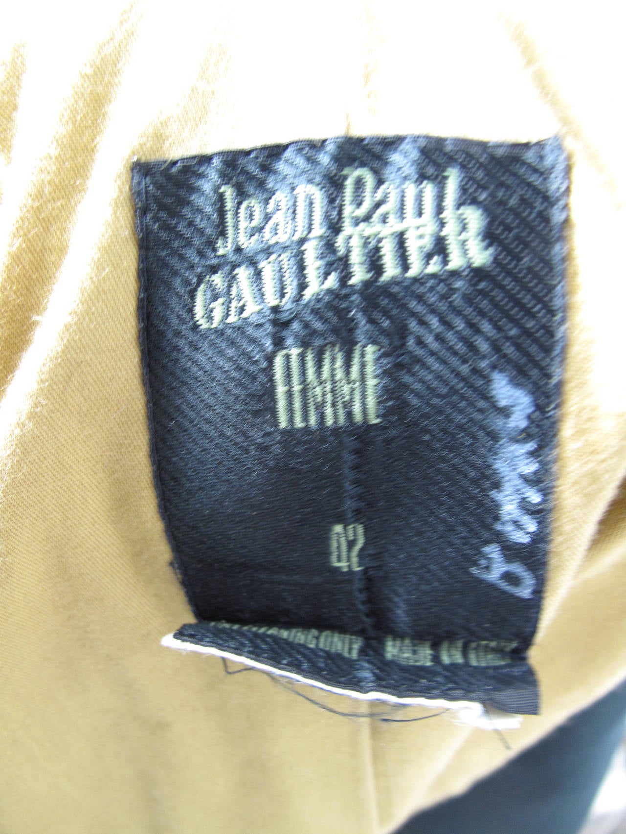 Jean Paul Gaultier Green Wool Riding Jacket 1