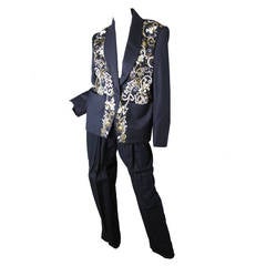 Rare 1980s Chloe Beaded 3 Piece Suit 4