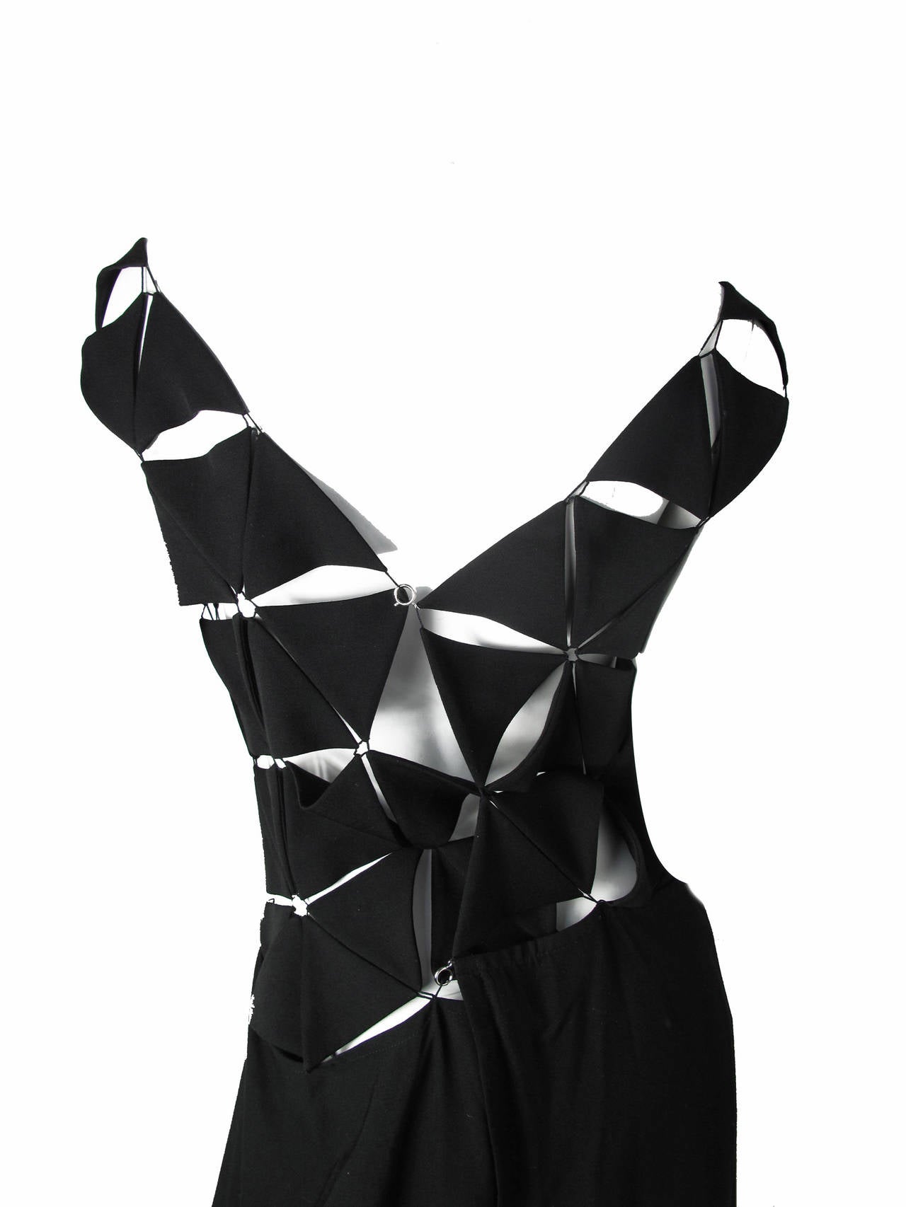 Rare Yohji Yamamoto Square cut out design dress with original tags 3