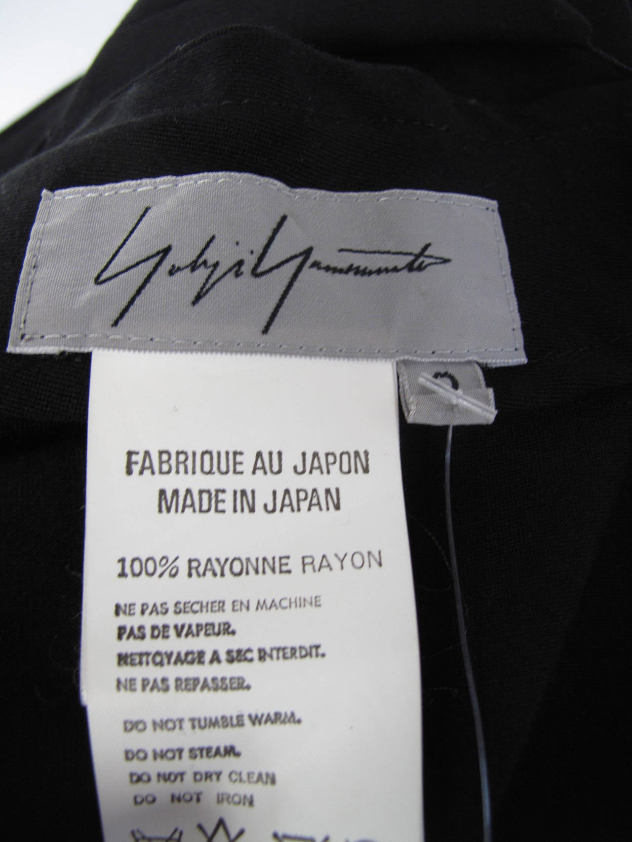 Rare Yohji Yamamoto Square cut out design dress with original tags 5