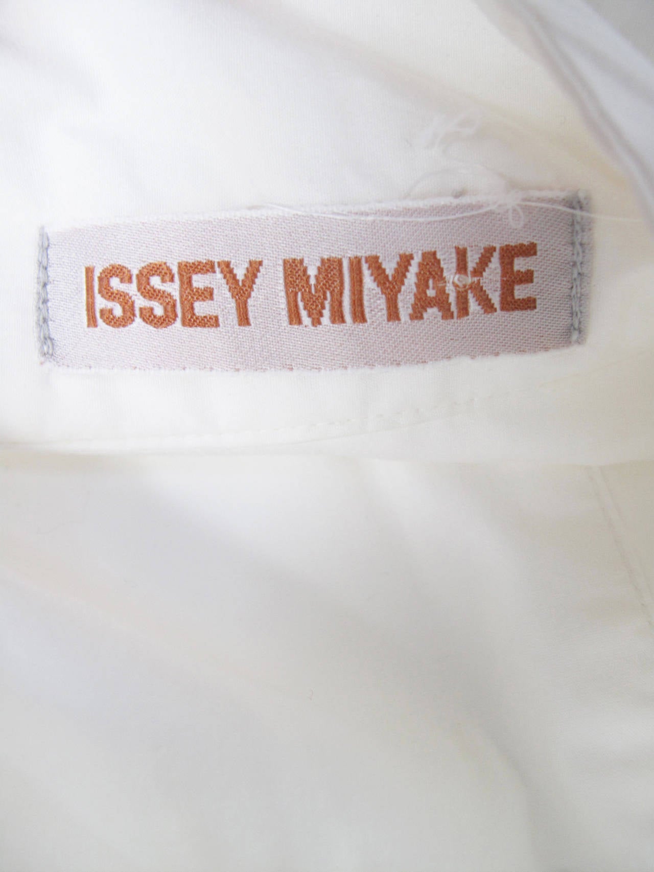 Issey Miyake White Button Down Shirt 1