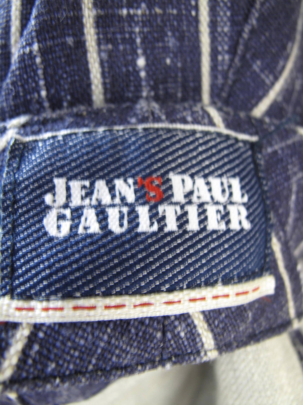 Purple Jeans Paul Gaultier Linen Skirt