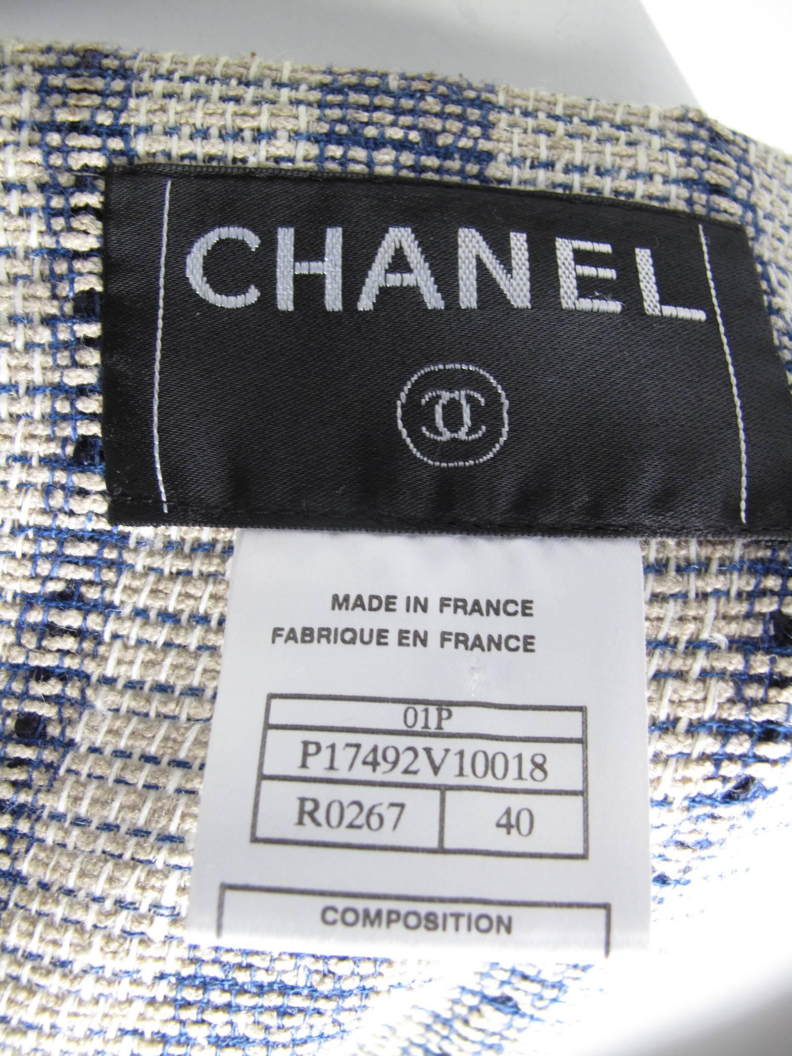 Chanel Sweater Vest with Sequins 1