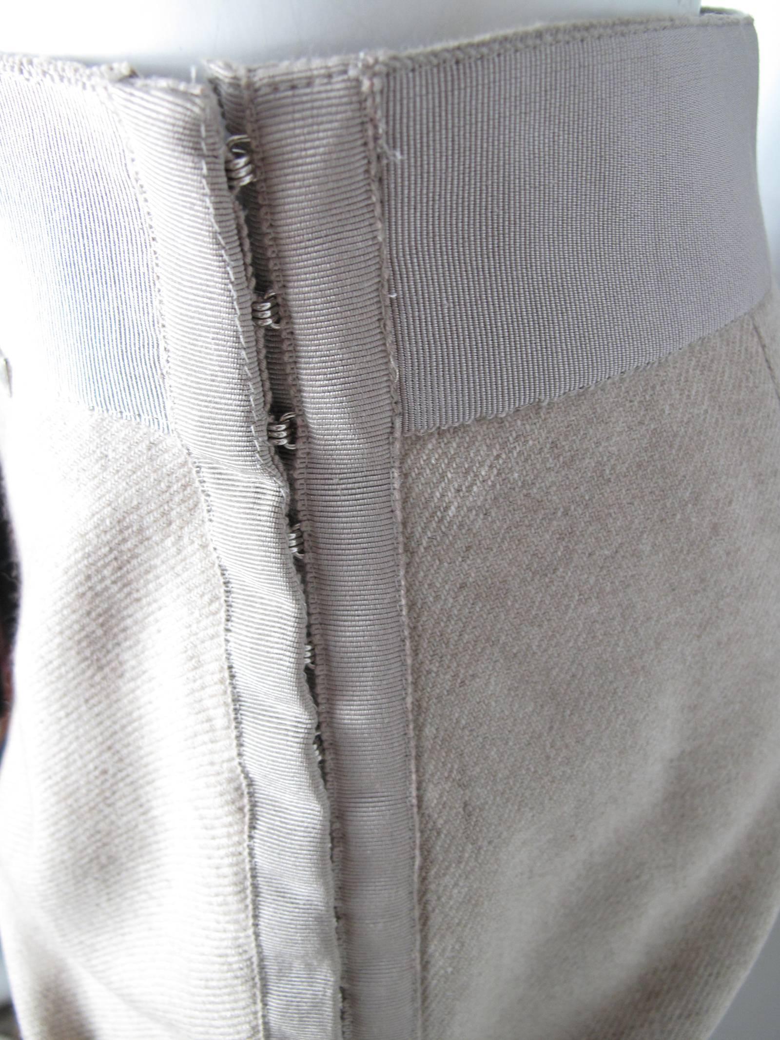 Women's Chanel Skirt Hook and Eye Detail 
