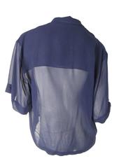 Bernard Perris Sheer Silk Chiffon Top