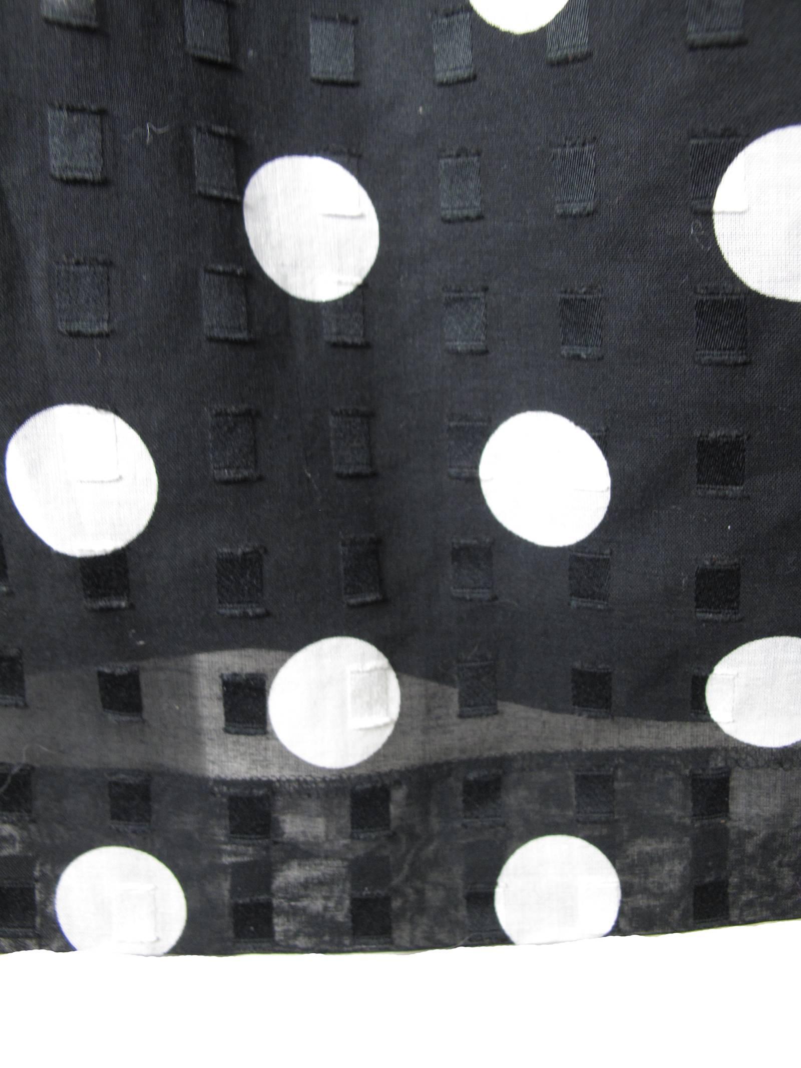 Geoffrey Beene Polka Dot Skirt In Excellent Condition In Austin, TX