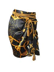 1990s Moschino Faucet Suit with Rope Tassel Belt