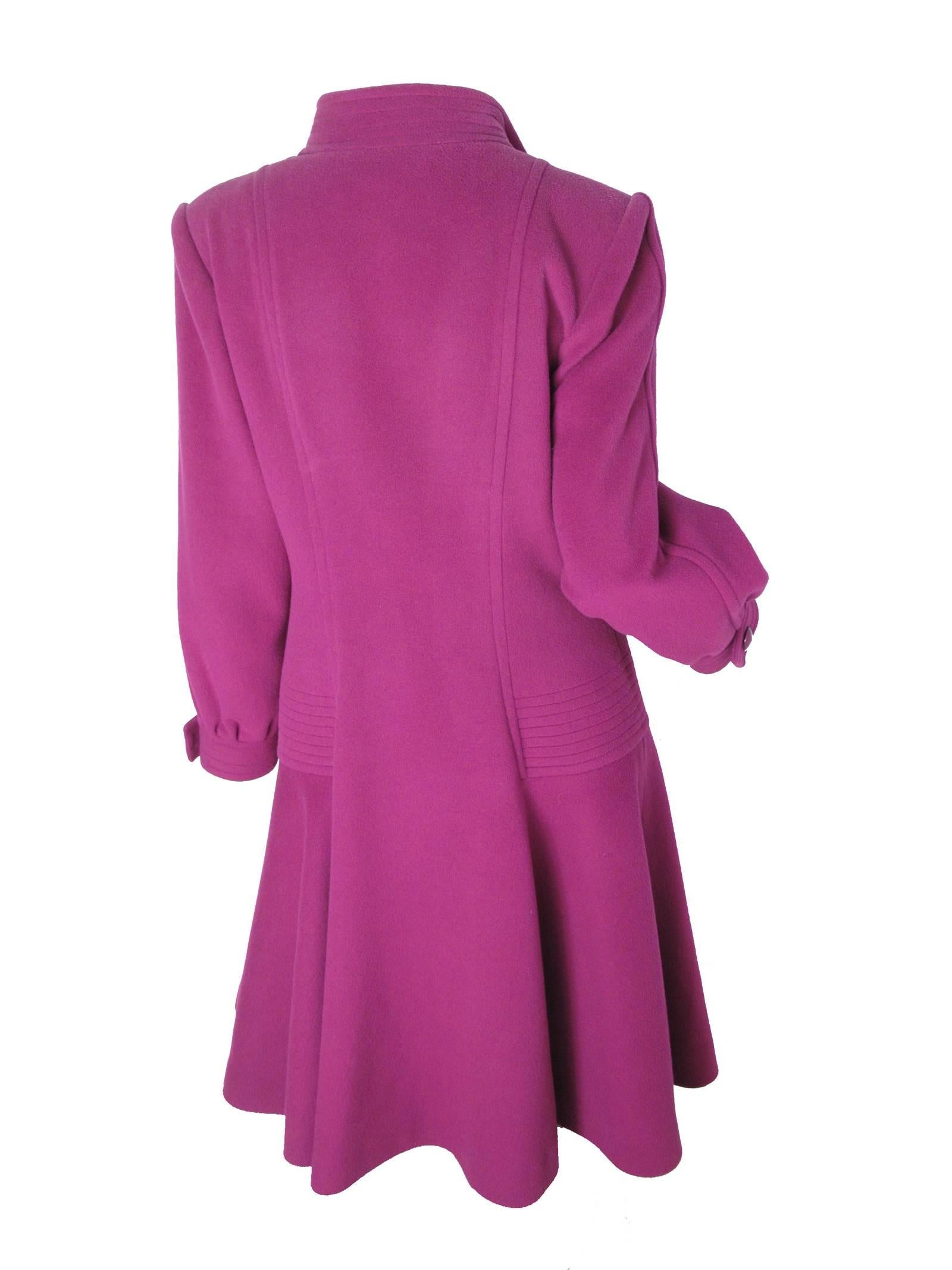 Purple Nina Ricci Coat 