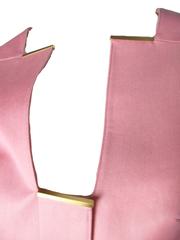 Thierry Mugler Pink Suit with Metal Accents