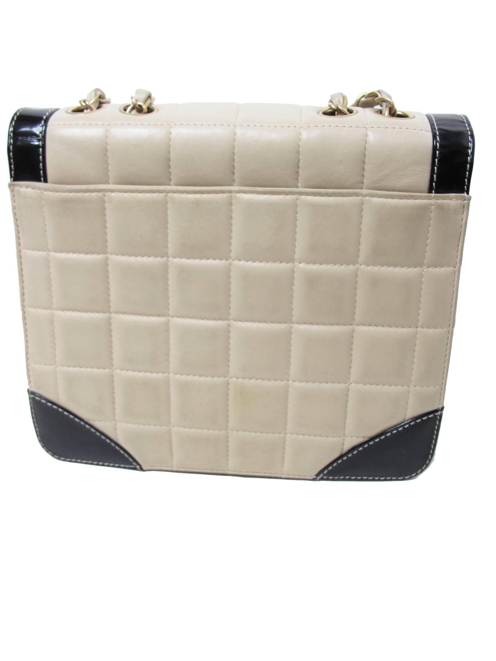 Chanel Quilted Leather and Patent Bag - Sale 1