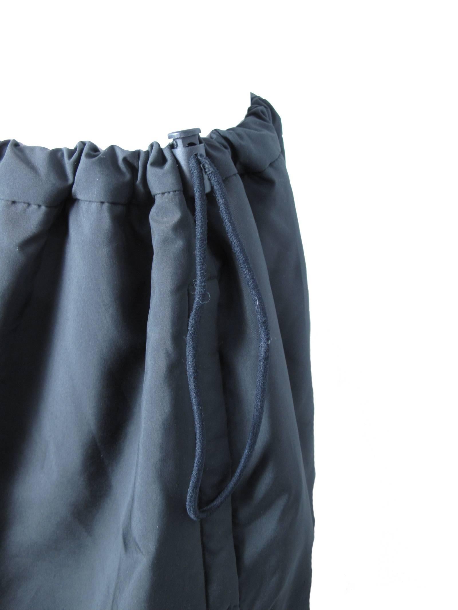 Gray Issey Miyake Sleeping Bag Skirt
