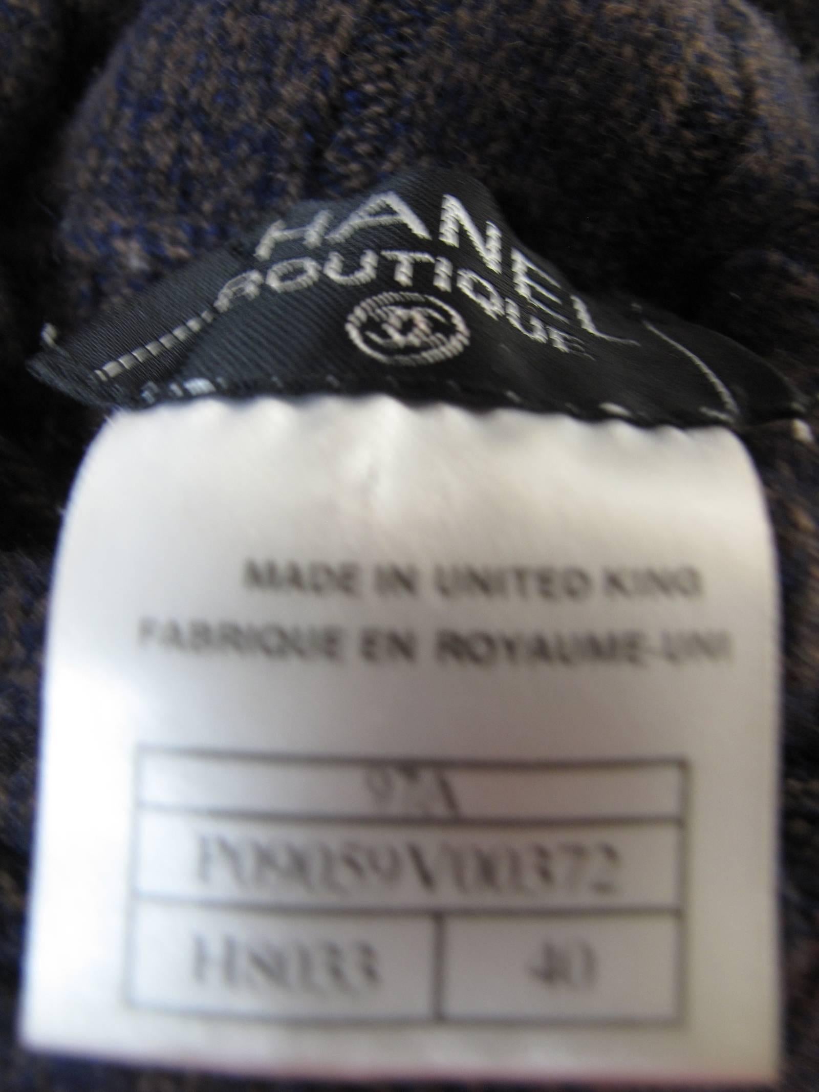 Women's Chanel Cashmere Ribbed Sweater 