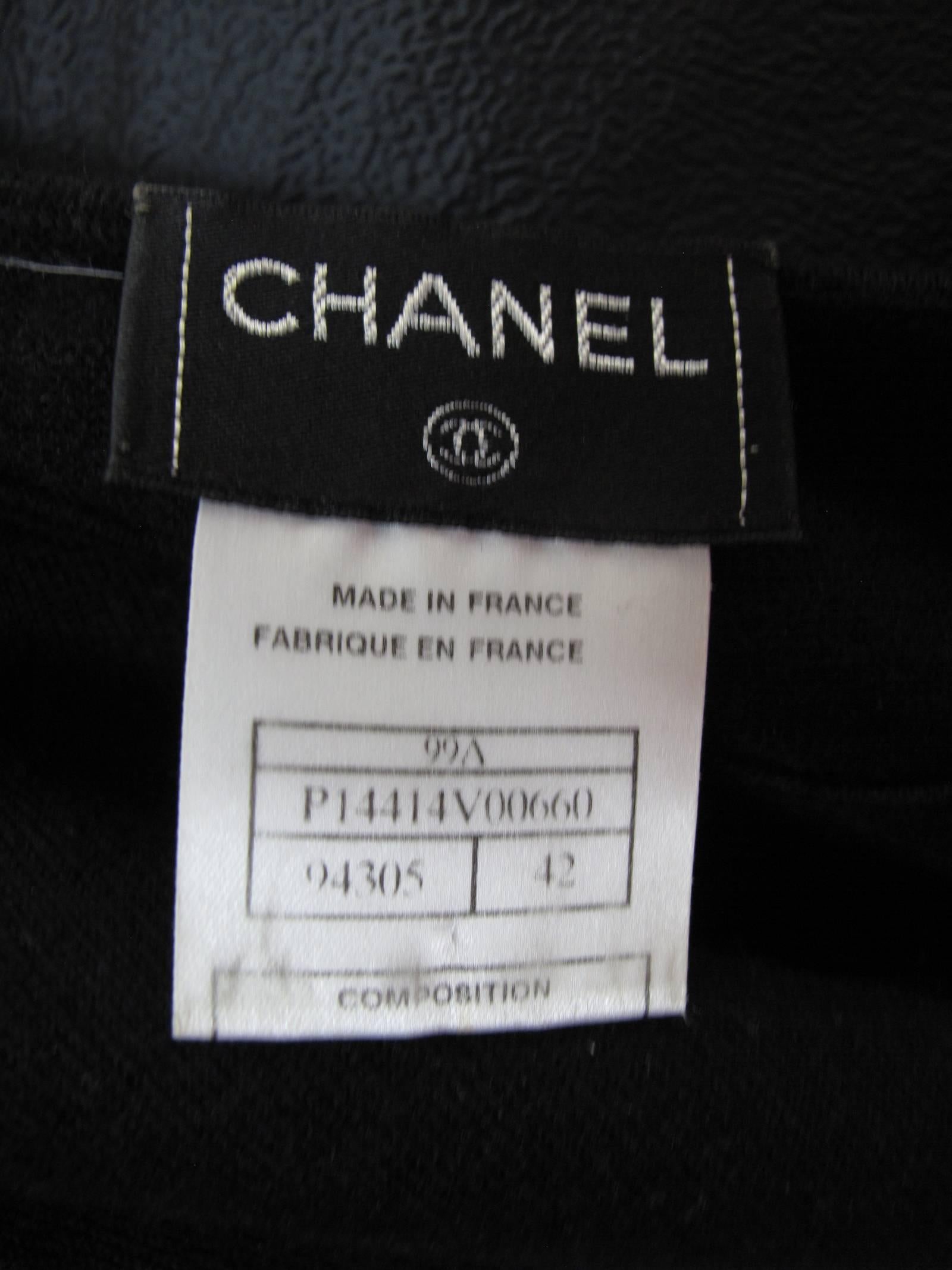 Chanel Black Cashmere Tear Drop Sweater -sale 1