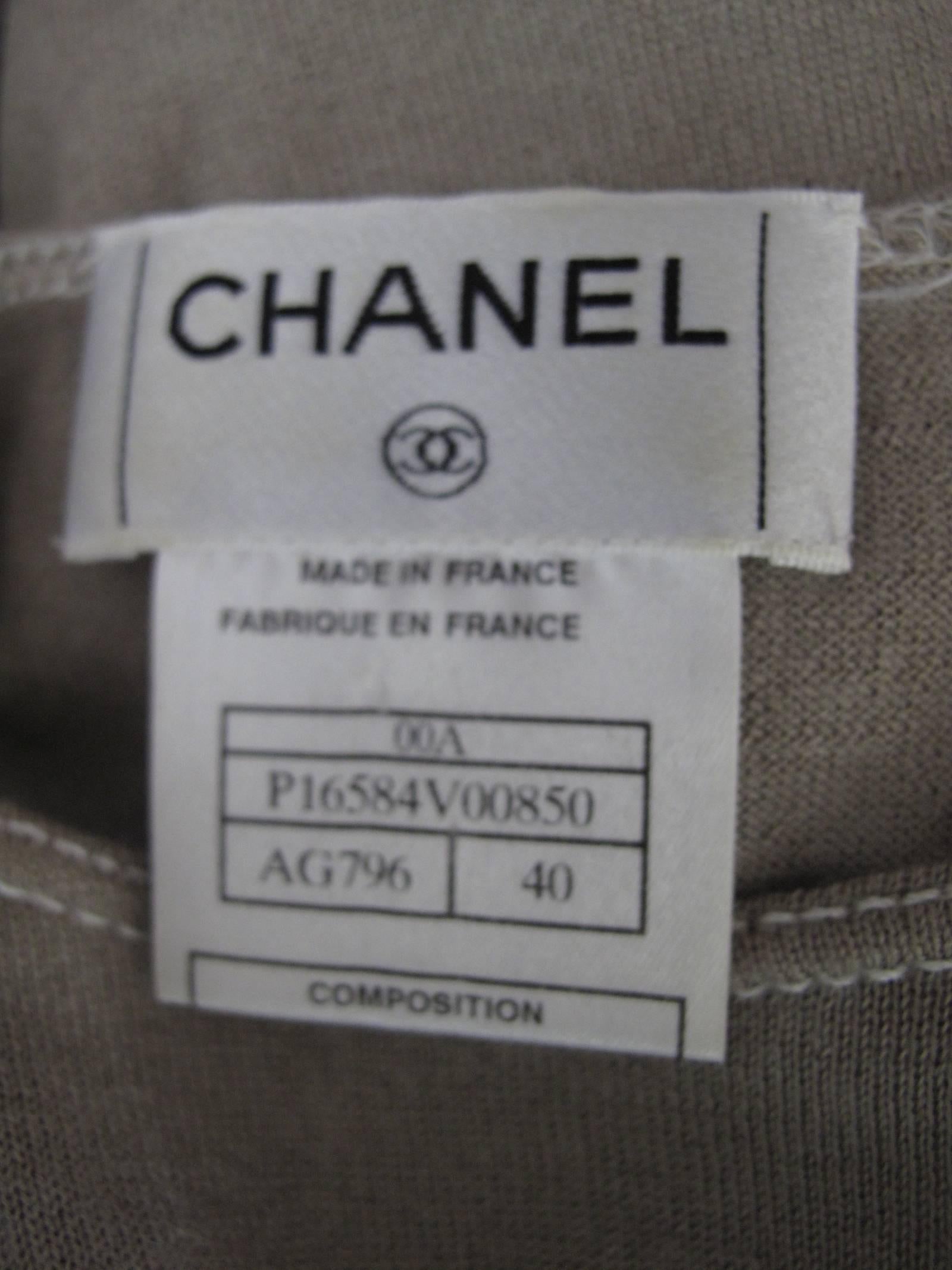 Women's Chanel Beige Cashmere/Silk 