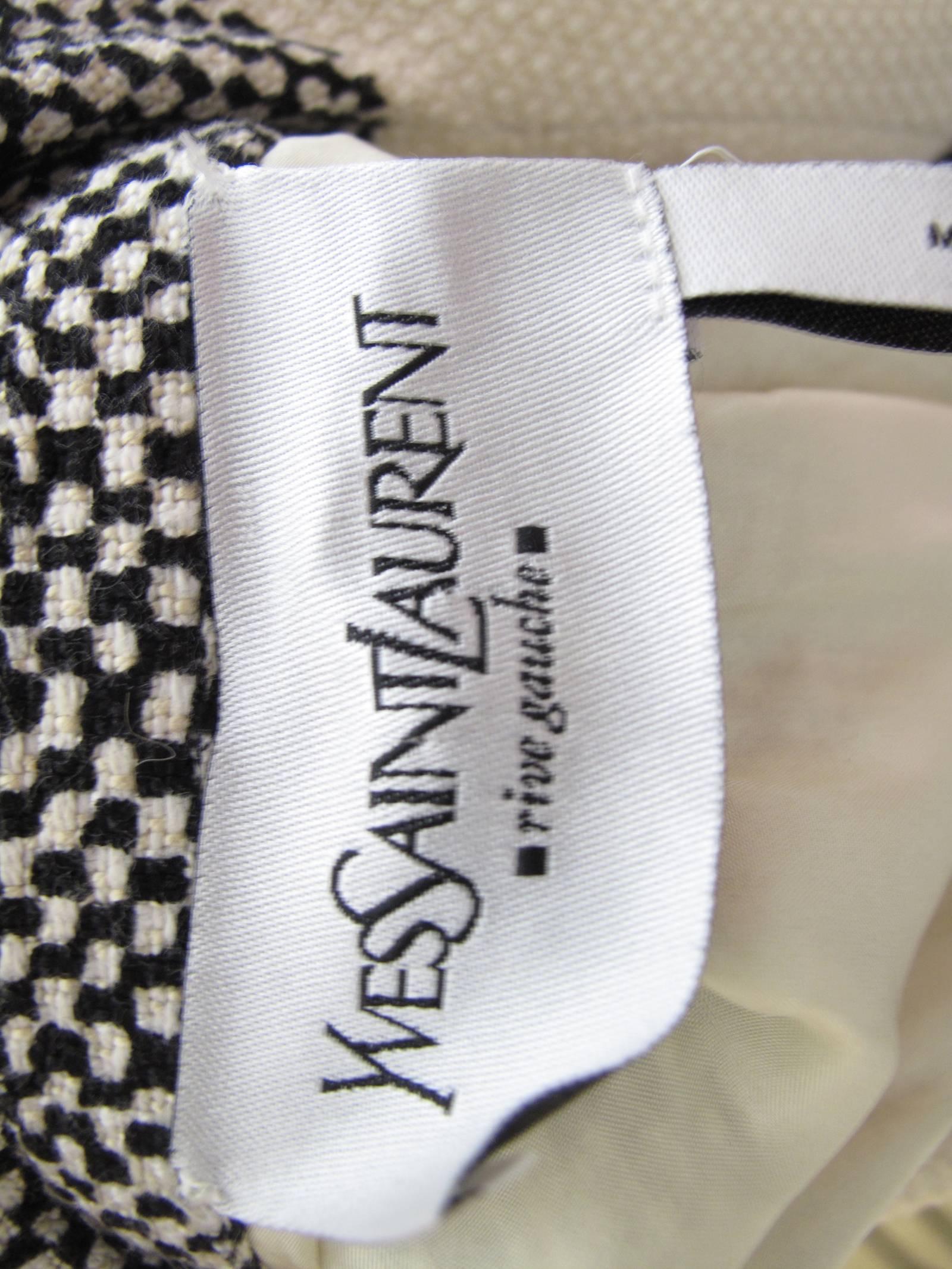 Yves Saint Laurent Heavy Cotton Coat In Good Condition In Austin, TX