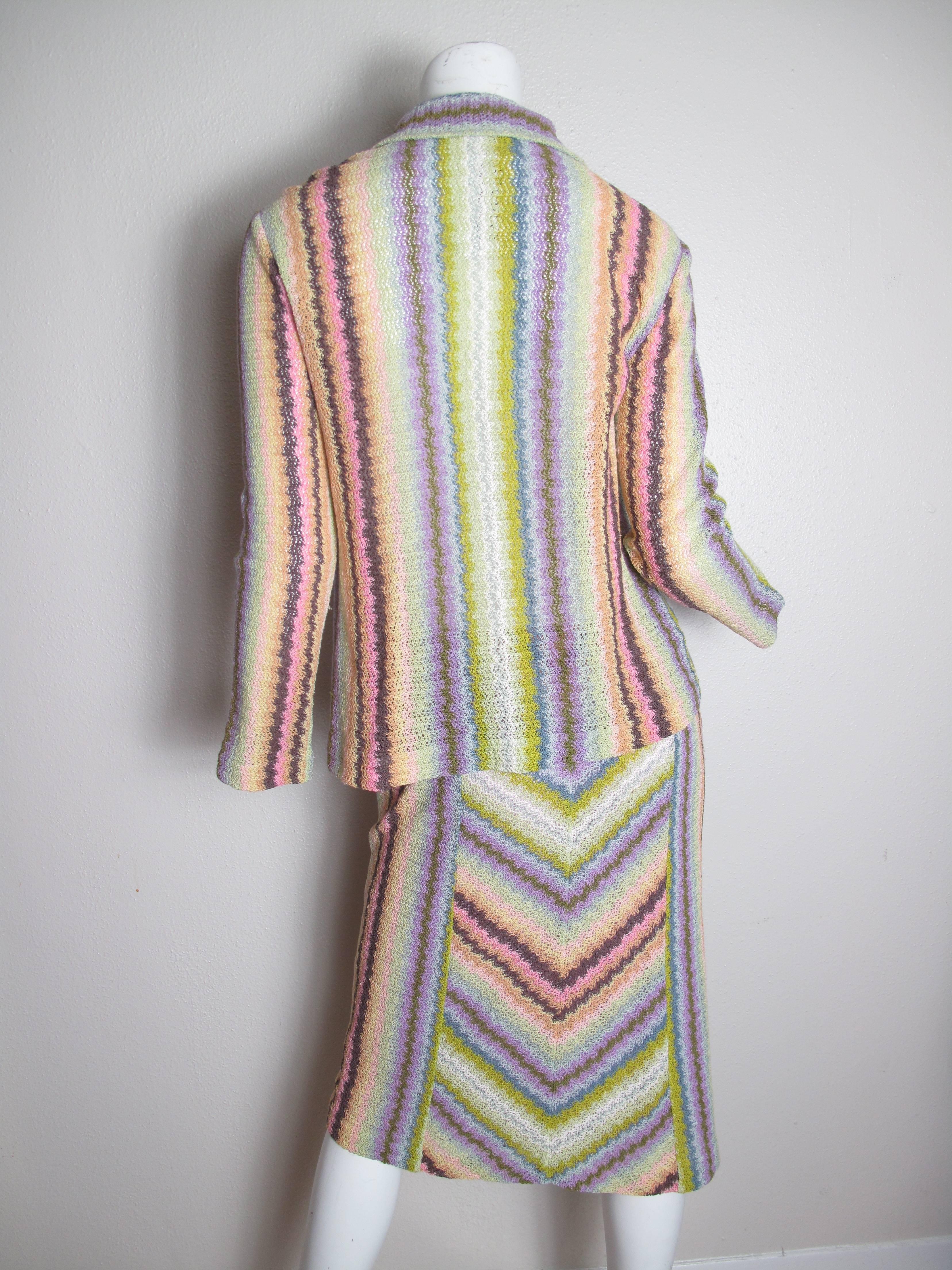 pastel rainbow skirt
