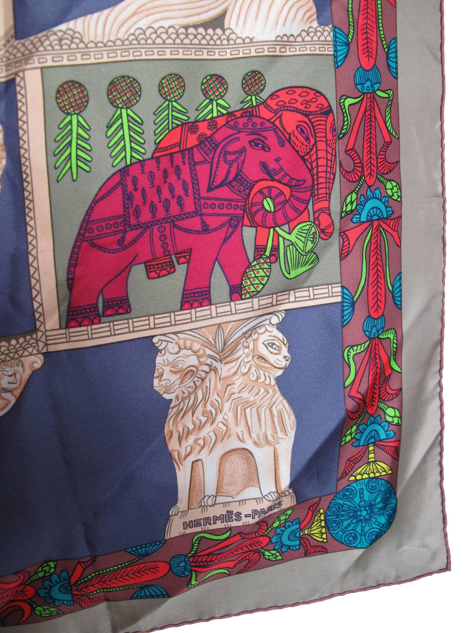 Women's Hermes Torana Silk Scarf
