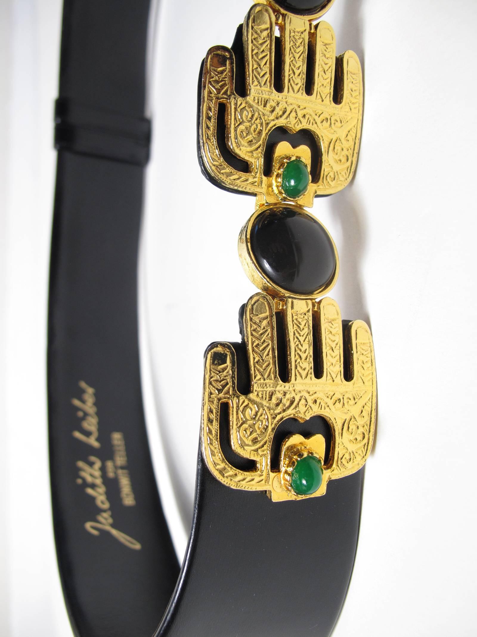 Judith Leiber Hand waist belt.  Condition: Excellent, little wear, never been worn.  One size fits all.  

We accept returns for refund, please see our terms.  We offer free ground shipping within the US.  Please let us know if you have any