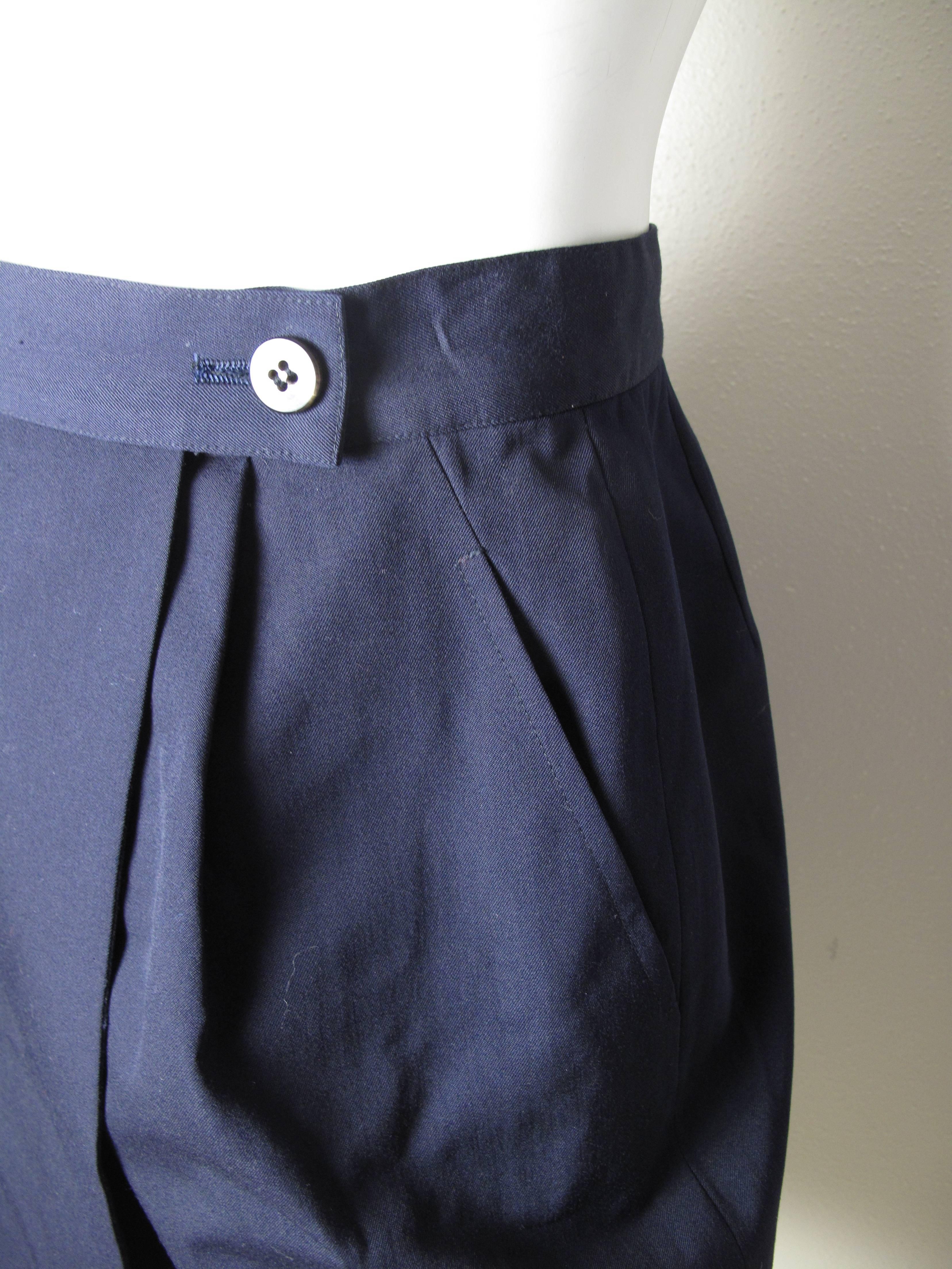Gray Issey Miyake One Pocket Wrap Skirt 