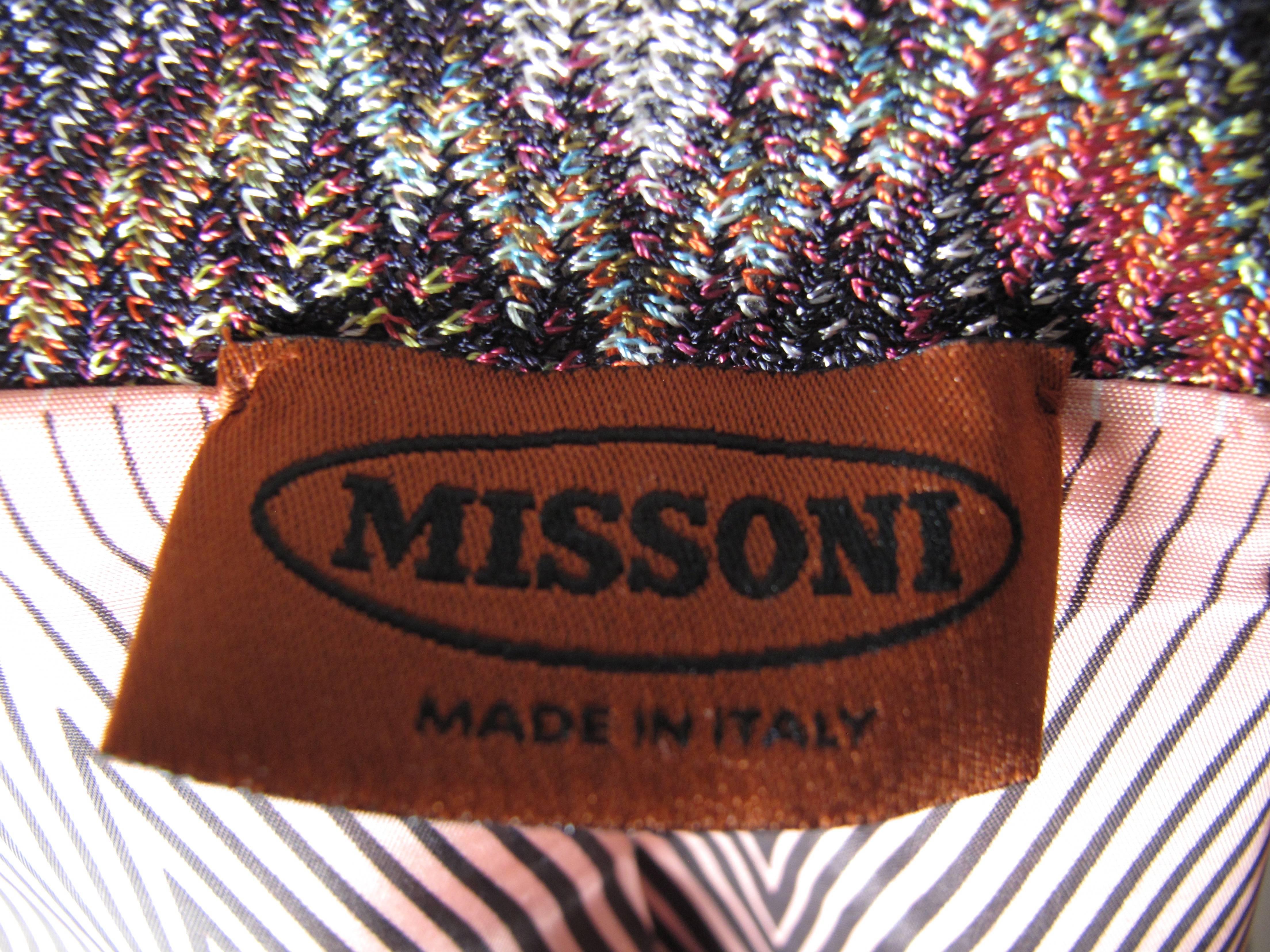 Brown Missoni Knit Trench Coat - sale