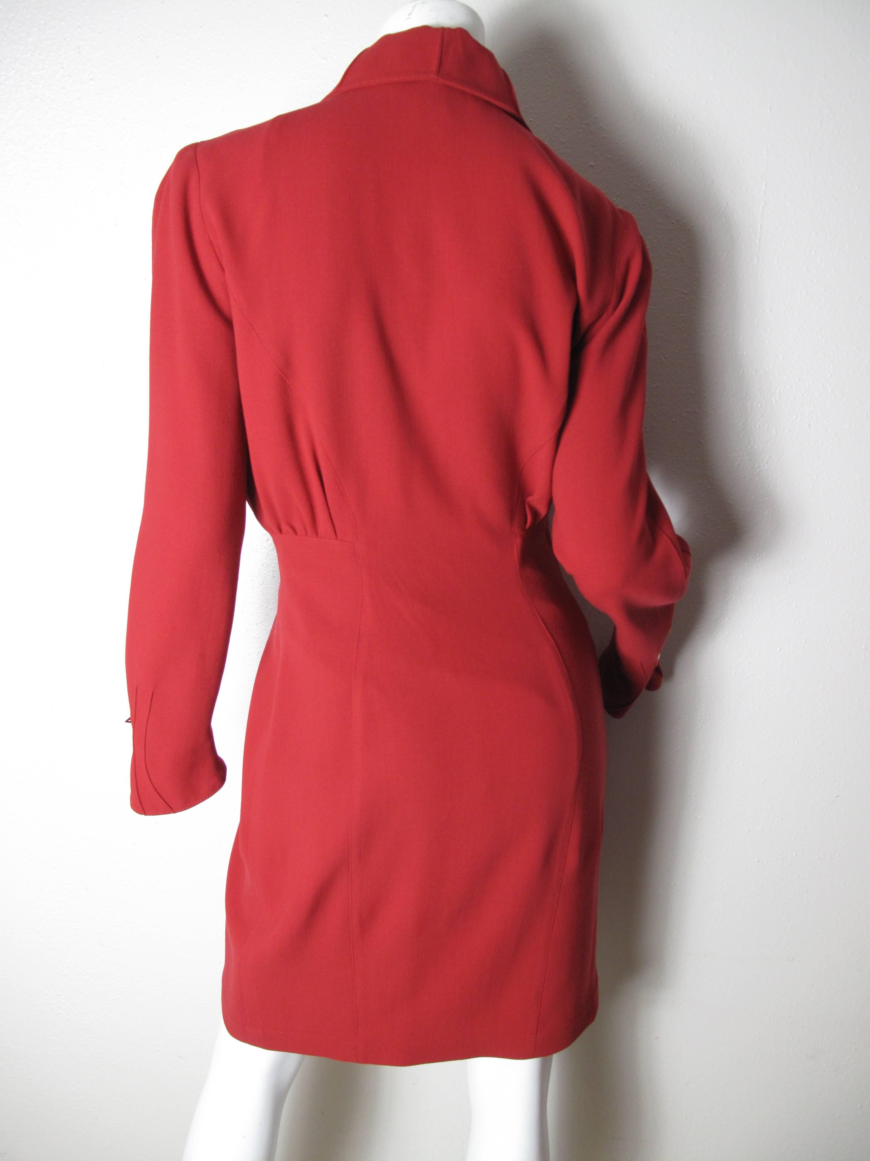 Thierry Mugler Star Rhinestone Wrap Dress  - sale In Excellent Condition In Austin, TX