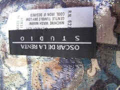 Oscar de la Renta Metallic Scarf