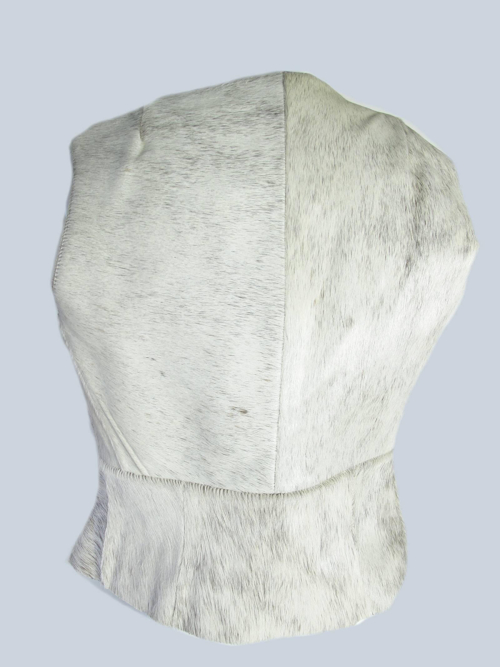 dries van noten silver vest