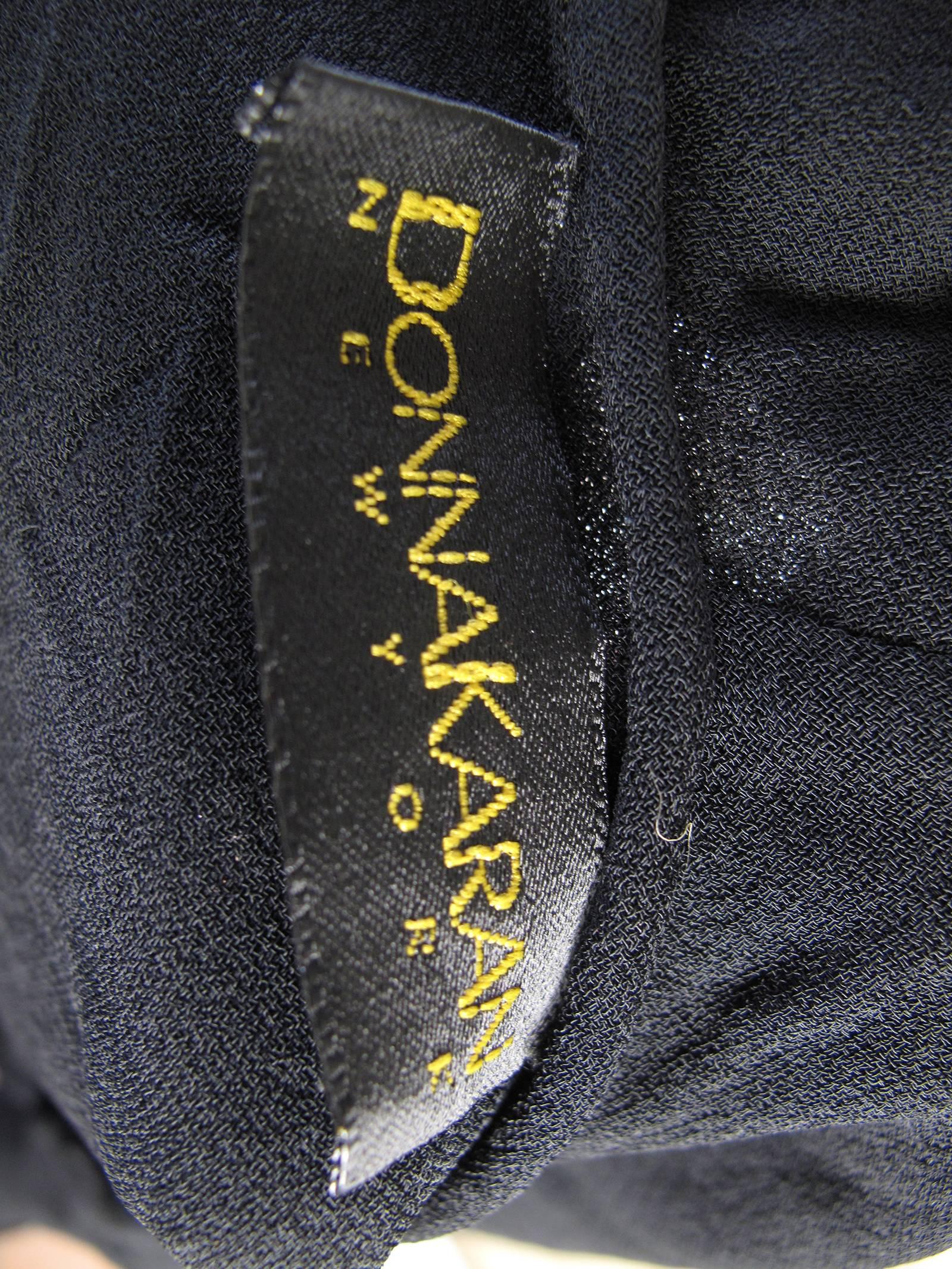 Black Donna Karan Dress, 1990s 
