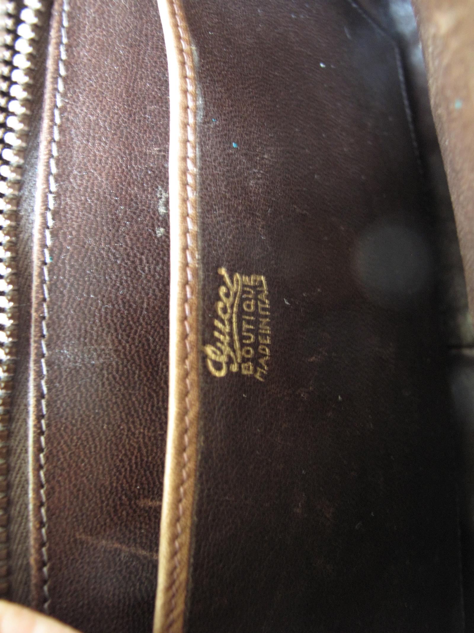 Gucci suede shoulder bag, 1970s 2