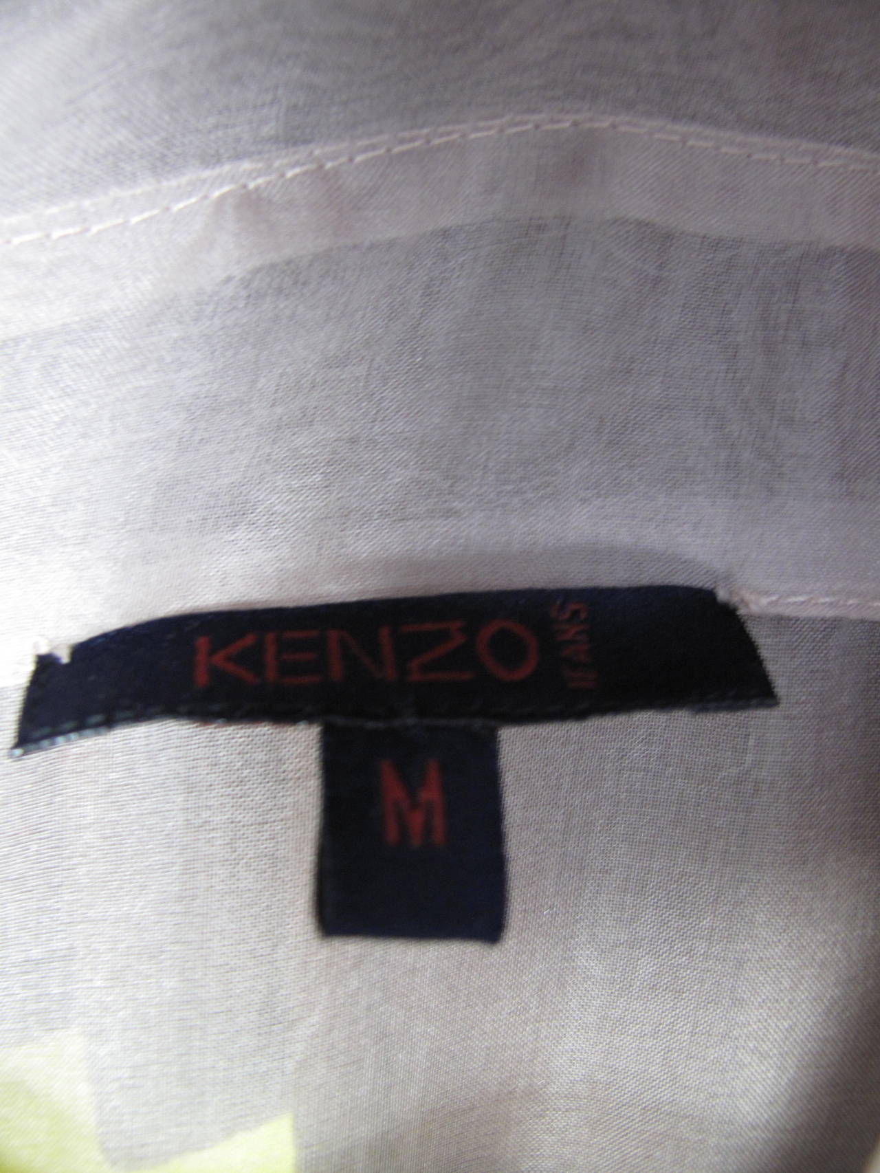 Kenzo Sheer Organza Dress 2