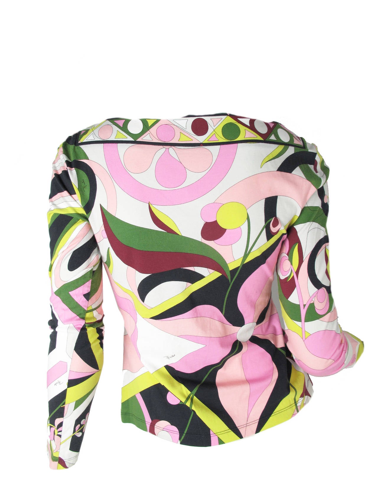 Emilio Pucci Geometric Cotton Top.  33