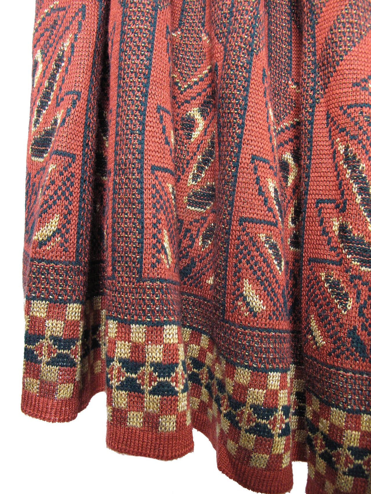 Bill Gibb Knit Top and Skirt, 1970s In Excellent Condition In Austin, TX
