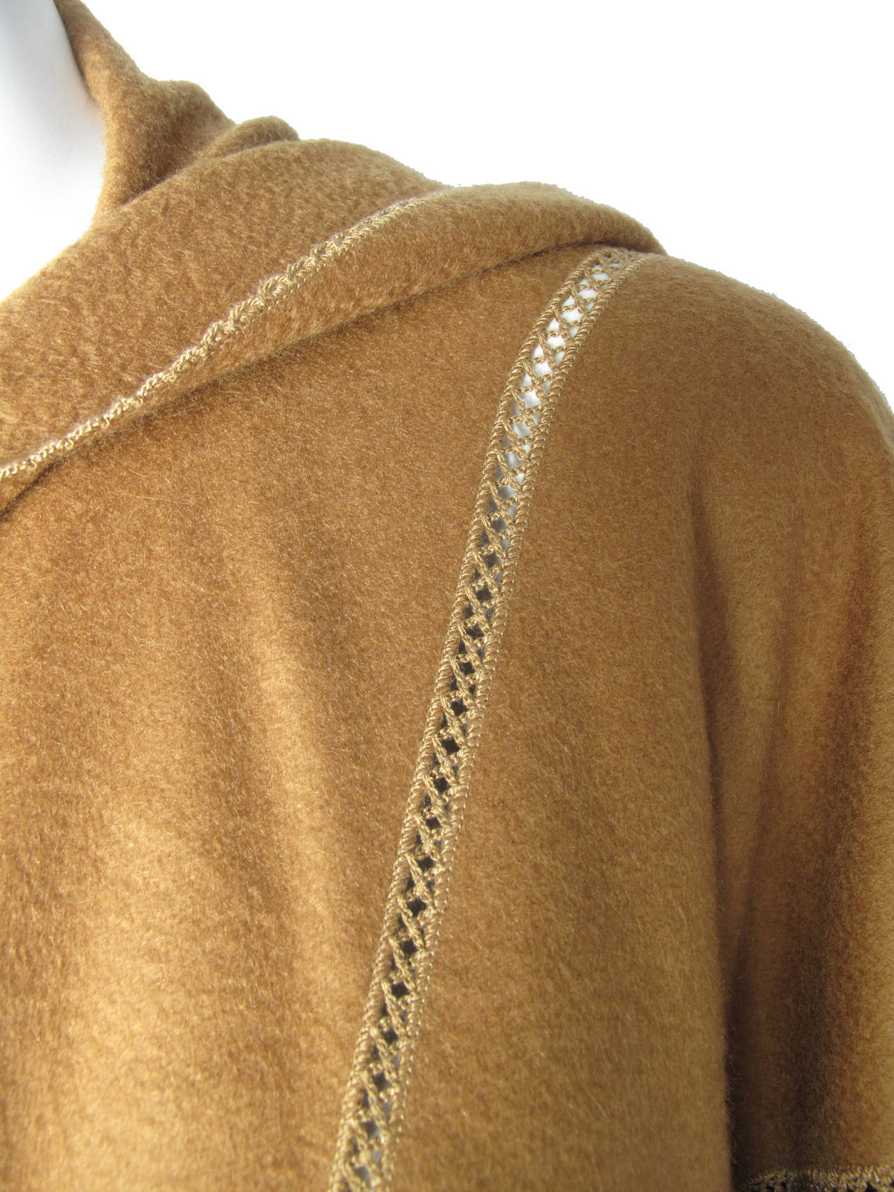 Columbo Cashmere Hooded Cape 1