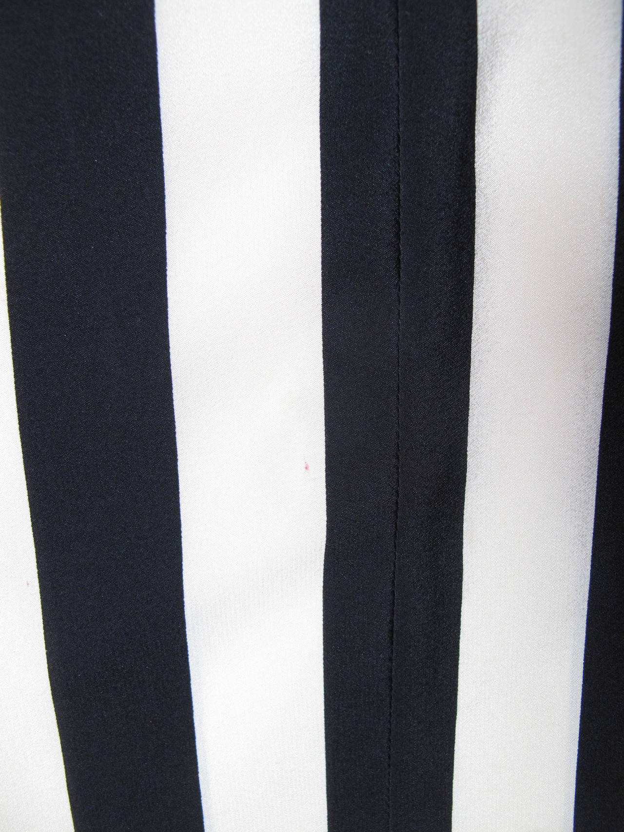 Gianfranco Ferre Striped Blouse In Excellent Condition In Austin, TX