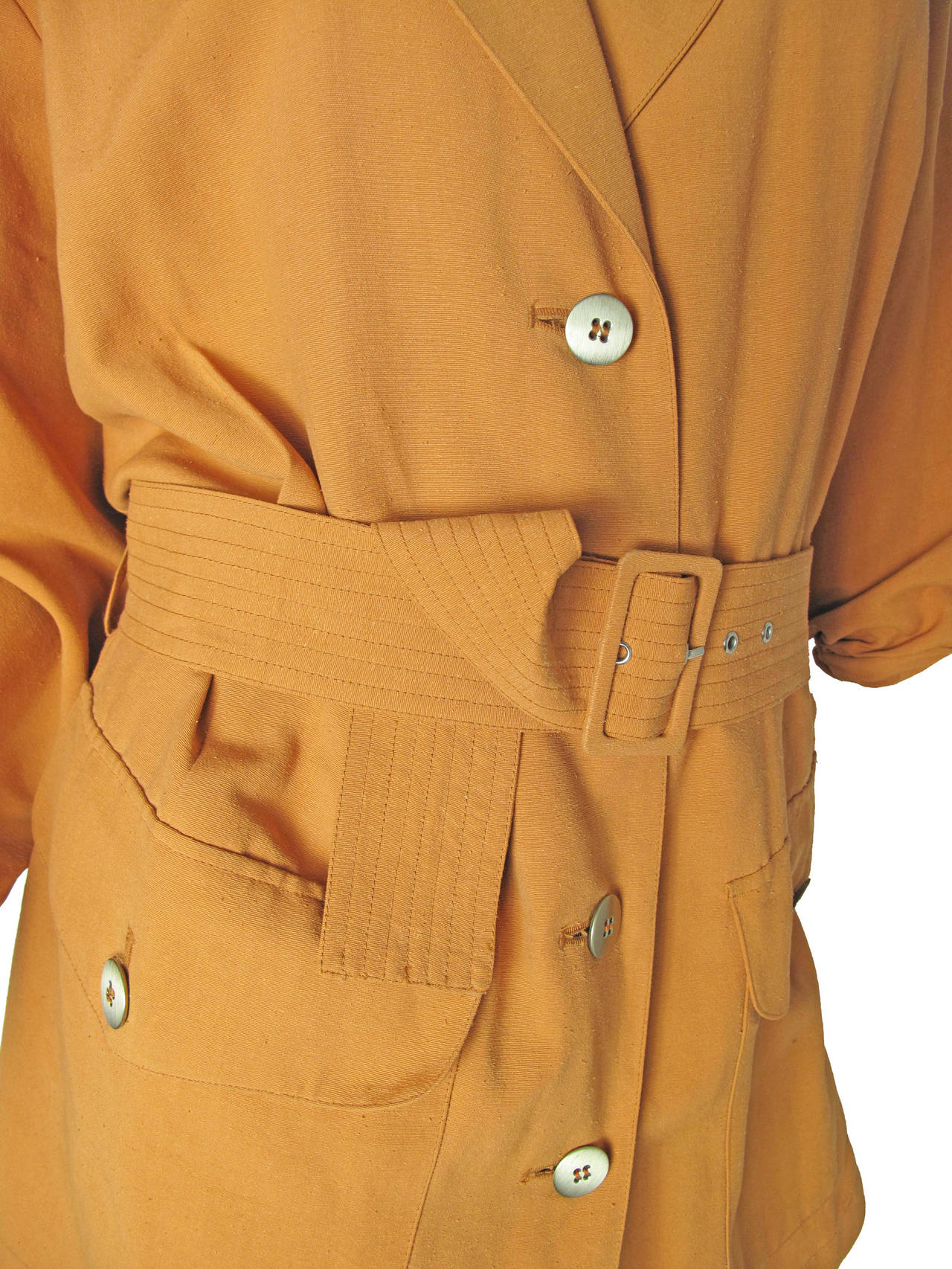 Orange Guy Laroche Safari Jacket, 1970s  