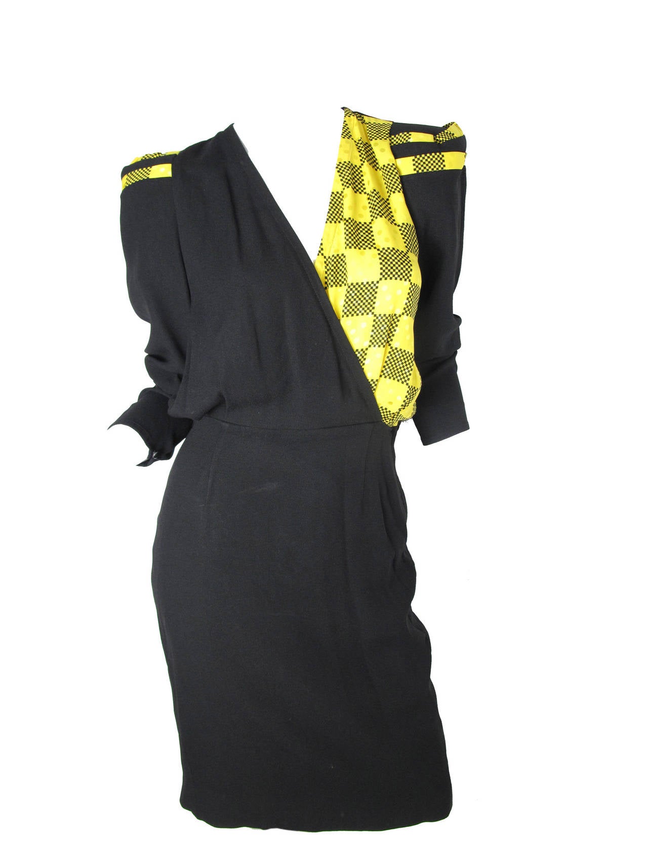 Roger Sakoun Taxi Dress, 1970s  In Excellent Condition In Austin, TX